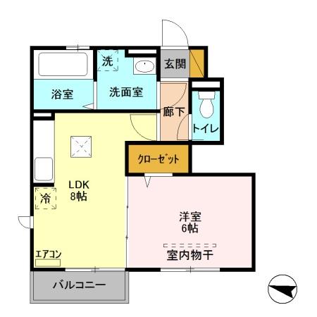 fraiseⅡの間取り