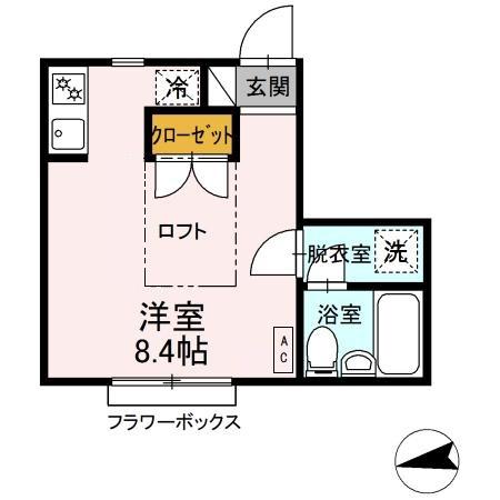田口フラットの間取り