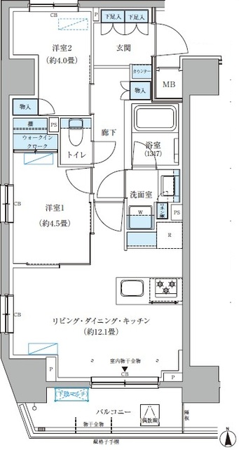 4/4 間取