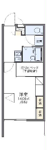 レオパレスYUTAKAの間取り