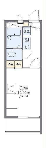 レオパレスパーシモンⅡの間取り