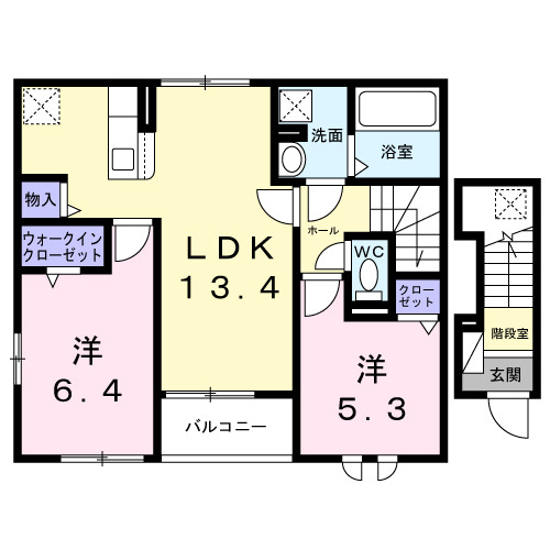 ディオース須走Ⅰの間取り