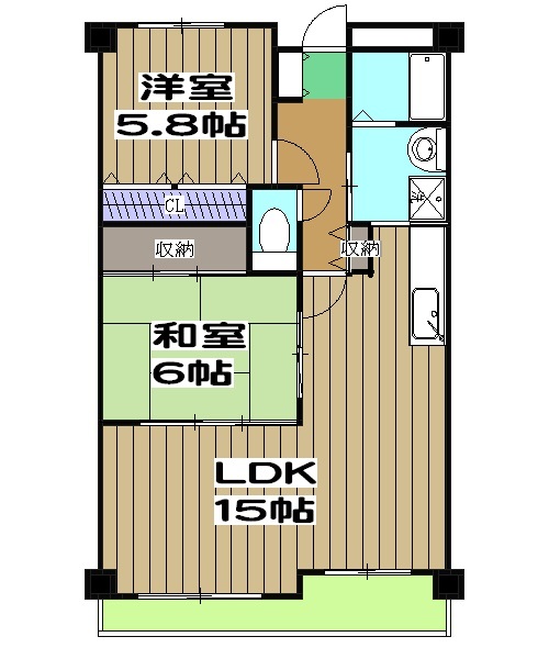エスペランサー弥生の間取り