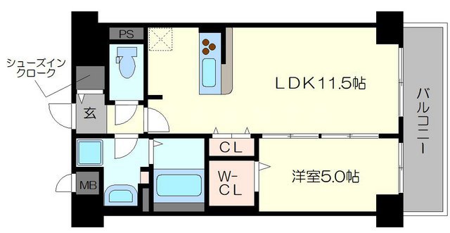 レイワニティ プレイスの間取り