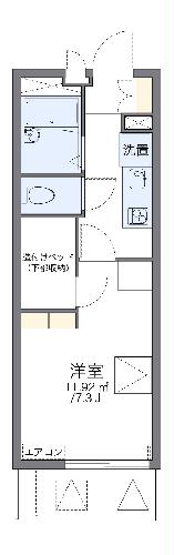 レオパレス菊井の間取り
