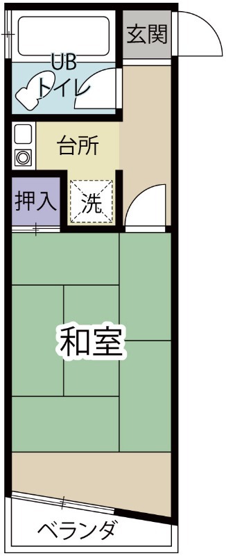 進栄荘の間取り