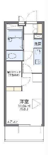 レオパレス本陣の間取り