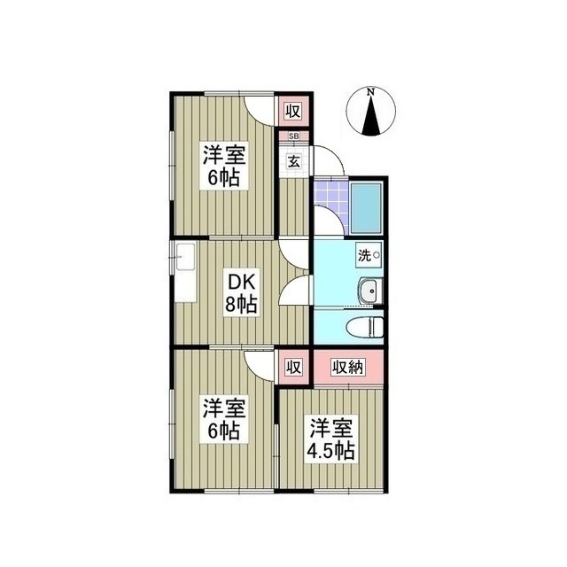 吉祥コーポの間取り