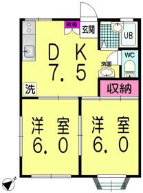 ブランメゾン長後(旧名称M&K湘南)の間取り
