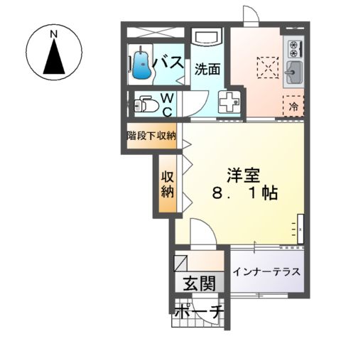 仮)高崎市下小鳥町S様アパートの間取り