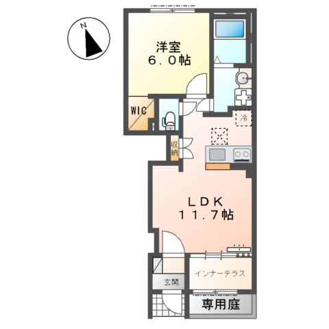 (仮称)市原市青柳新築アパート②(米本運送有限会社)様の間取り