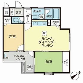 ピアコート上野毛の間取り