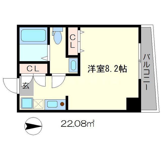 シボラ六条高倉の間取り