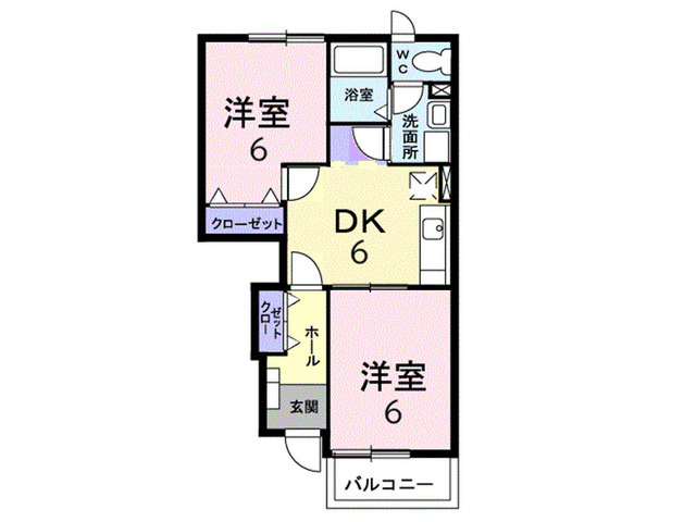 プロムナードBの間取り