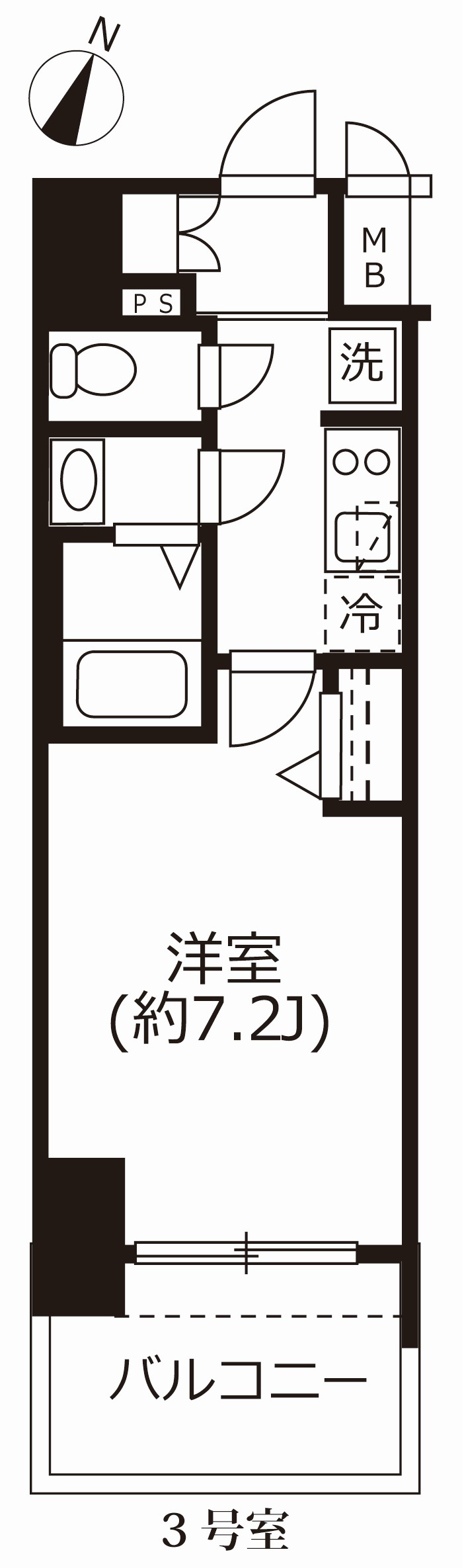 アドバンス名古屋モクシーの間取り