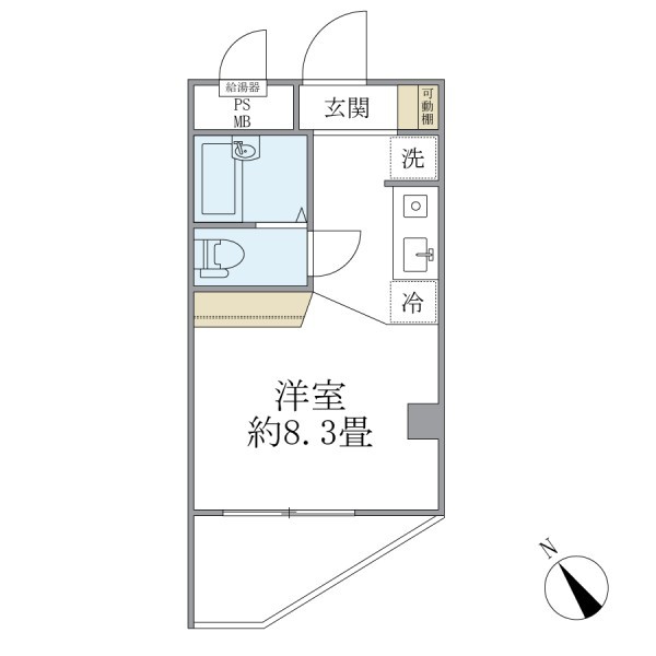 ＩＳＭ　ＨＩＧＡＳＨＩＭＵＫＯＪＩＭＡの間取り