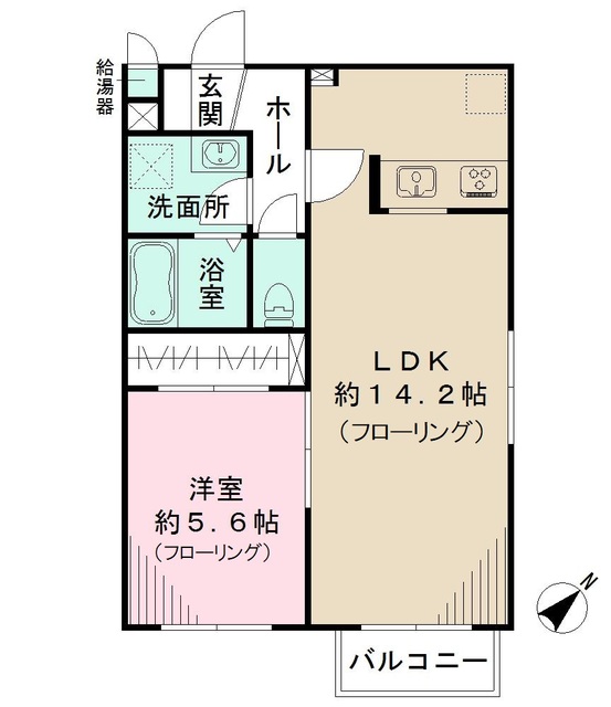 リバーサイドMINEの間取り