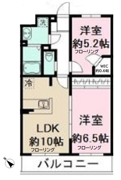 コンシェリーコートの間取り