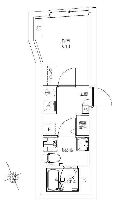 MAXIV CITY西馬込の間取り