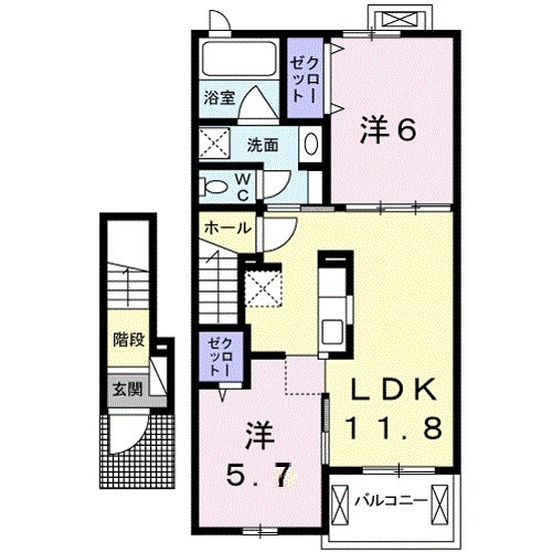 パークハイムの間取り