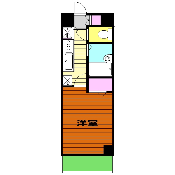 吉祥寺本町の完工年月(2003年8月)築の賃貸マンションの間取り