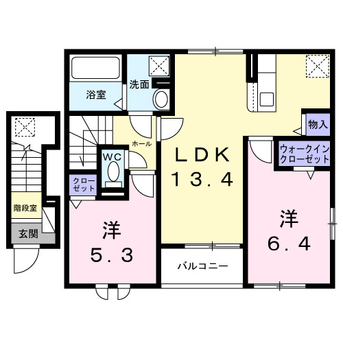大網アパート(028742701)の間取り