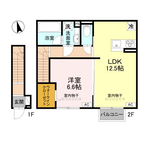 クレリア城東の間取り