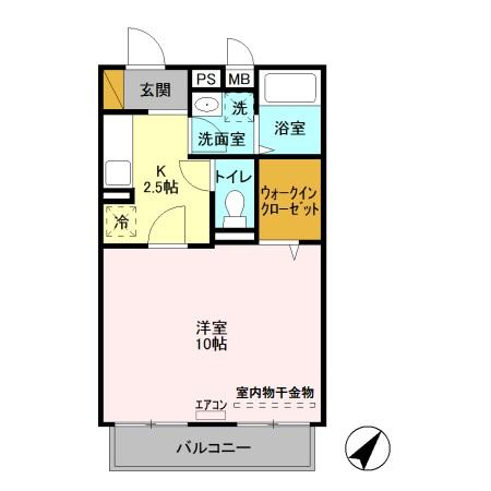 グリーンコート壱番館の間取り