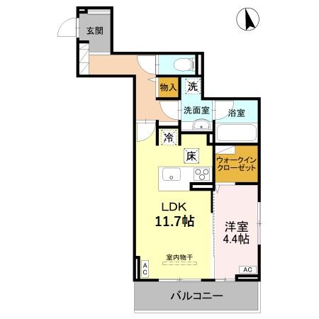1/3 間取