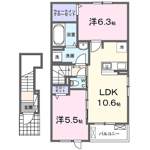 ソルサリエンテの間取り