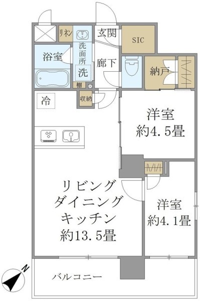 ステラコート川崎の間取り