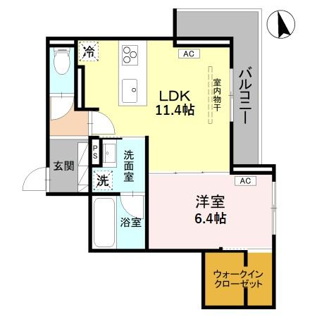 RESIDENCE KAZE　楓の間取り