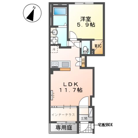 ポラリス所沢の間取り