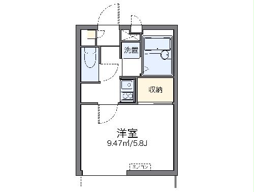 レオパレスKAZUの間取り
