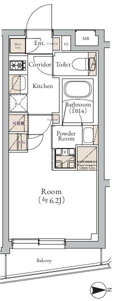 LiveFlat大森Ⅱの間取り