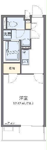 クレイノMOONⅠの間取り