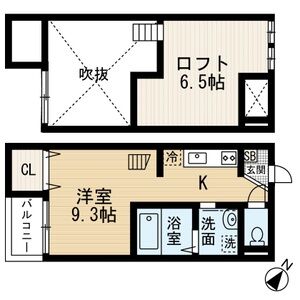 アソルティ本陣北(アソルティホンジンキタ)の間取り