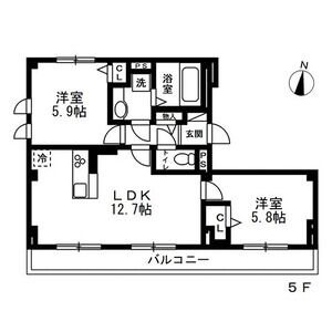 ディーズプラス西大島の間取り