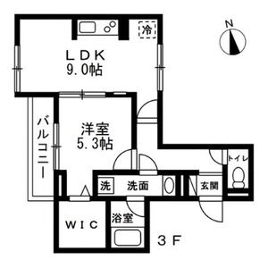 (仮)板橋区大山町ST 新築D-ROOMの間取り