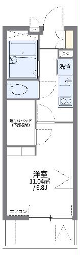 レオパレスLACKYの間取り