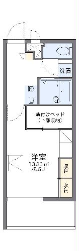 レオパレス城の間取り