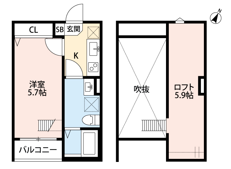 Three forest 東大宮(スリーフォレスト ヒガシオオミヤ)の間取り