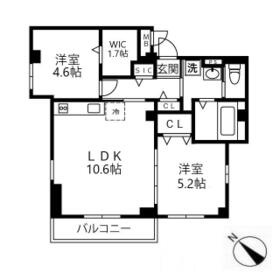 クレスト下北沢の間取り