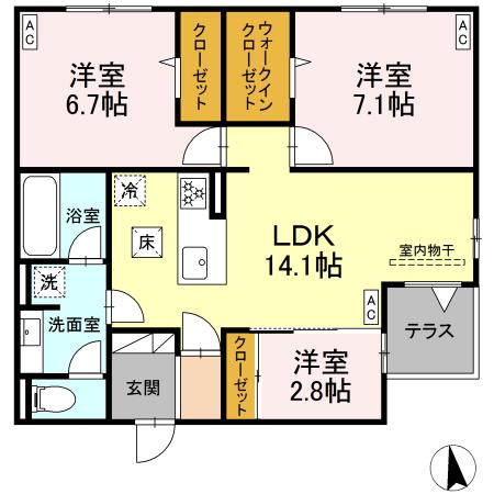 Asset-Court富士見台の間取り