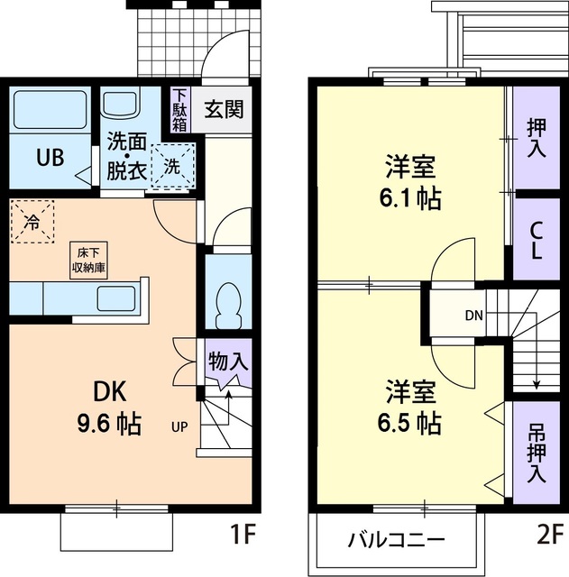 maison de ruelle A(メゾン ド リュエル)の間取り