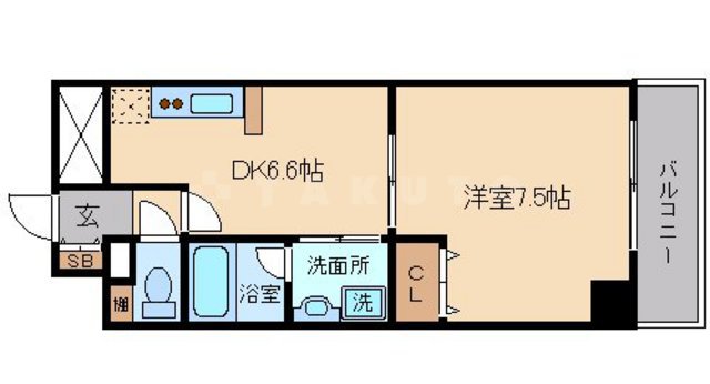 アーバネス淀川の間取り