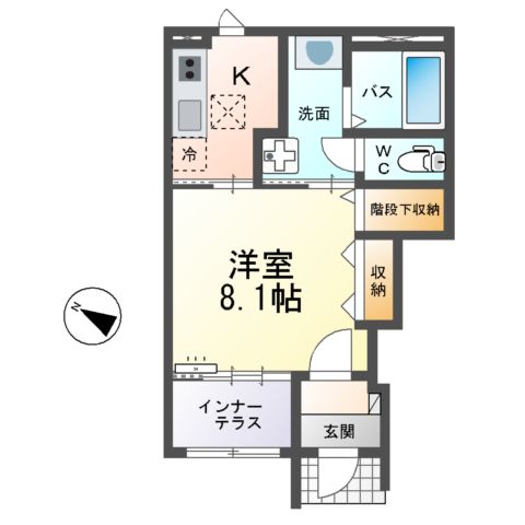 （仮）ひたちなか市高場新築アパートの間取り
