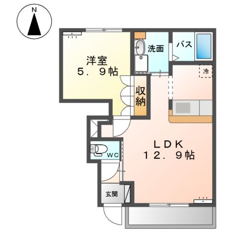 マーチ ブラウンⅡの間取り