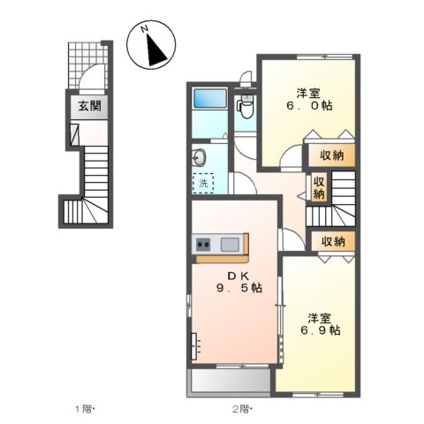 サンフォレストの間取り