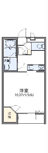 レオパレスサラームサザンの間取り